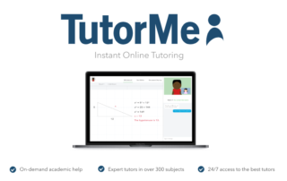 NMU's TutorMe Instant Online Tutoring infographic explains on-demand academic help, expert tutors in over 300 subjects, and 24/7 access to the best tutors.